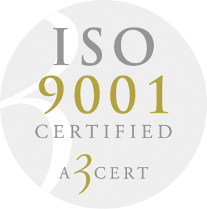 Iso 9001 certifikat a3cert 300px